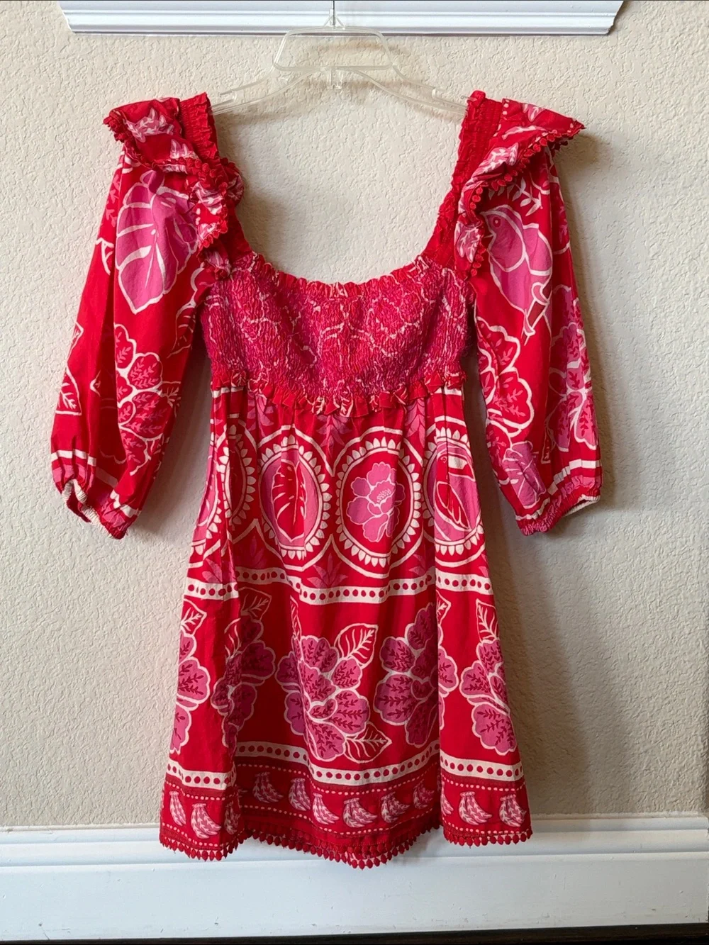 Farm Rio Summer Sunrise Mini Dress Size M